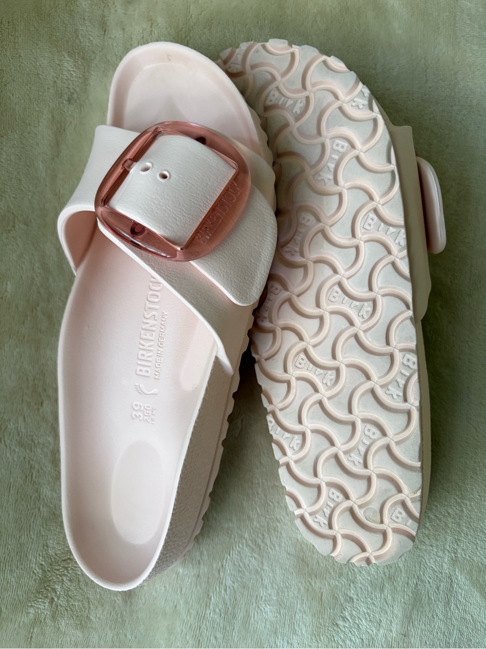 Birkenstock Madrid EVA Big Buckle Sandals• Light Rose Pink•39 narrow🔥free people - Picture 5 of 16